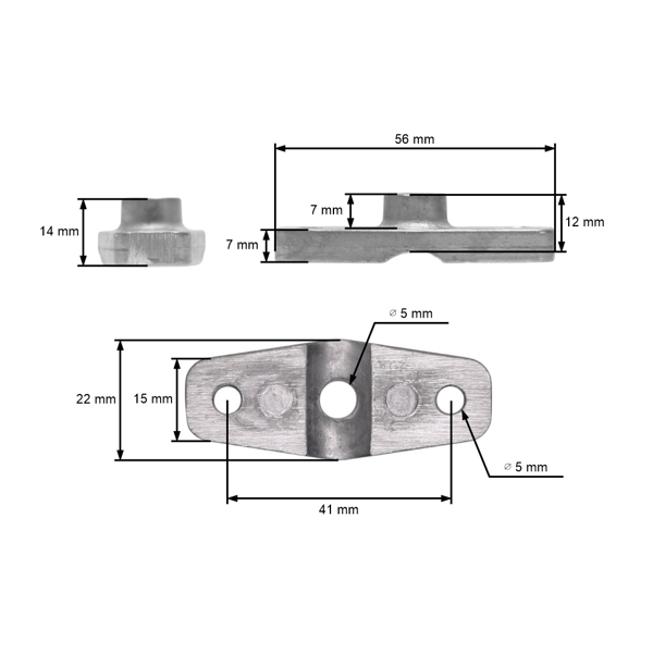 Adaptér spojky pre OLEO-MAC Oleo-mac 720 722S 726D S T Sparta 25 Sparta 250 (OEM 4161199R)