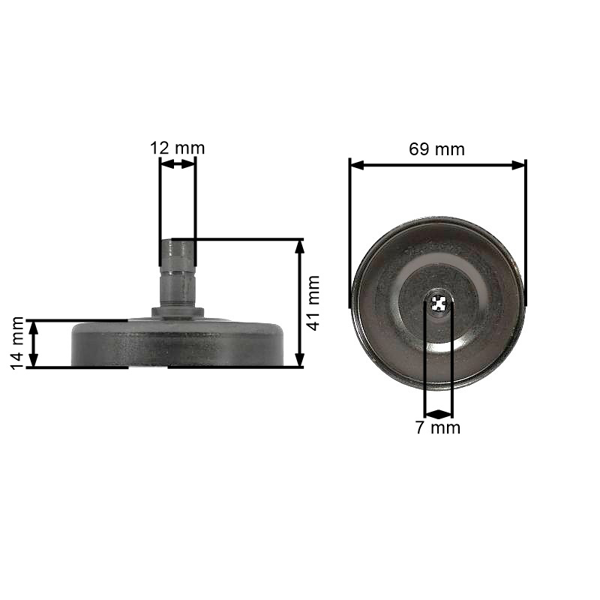 Bubon spojky pre krovinorezy Stihol FS75 FS80 FS80R FS85 FS85R FS85RX FS85T FC75 FC85 FH75 HL75 HL75K HT70 HT75 KA85R KM85 KM85R KW85 SP81 (OEM 41371602900)