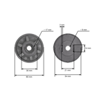 Držiak elektrického noža kosačky MTD Gutbrod Yardman (OEM 079-77-146)