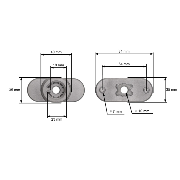 Držiak žacieho noža MTD Gutbrod Yardman Bolens (OEM 748-0376C)