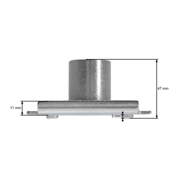 Držiak žacieho noža pre čínske kosačky a kosačky z hobbymarketov Castorana Hortmasz Daye (OEM 26300123803 DYM1578-84)