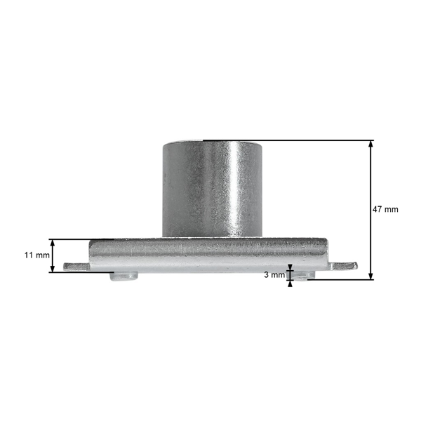 Držiak žacieho noža pre čínske kosačky a kosačky z hobbymarketov Castorana Hortmasz Daye (OEM 26300123803 DYM1578-84)