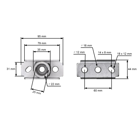 Držiak žacieho noža pre čínske kosačky a kosačky z hobbymarketov NAC C 400I