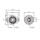 Držiak žacieho noža pre Emak Efco OLEO-MAC Oleomac 53T MAX 53 MAX Series (OEM 703 90 652 70390652 748-0293 753-0343B)