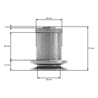 Držiak žacieho noža pre Husqvarna Jonsered Partner McCulloch Craftsman Poulan (OEM 581473301 532421782 421782)