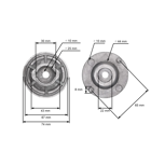 Držiak žacieho noža pre kosačky Husqvarna Partner (OEM 516842000)