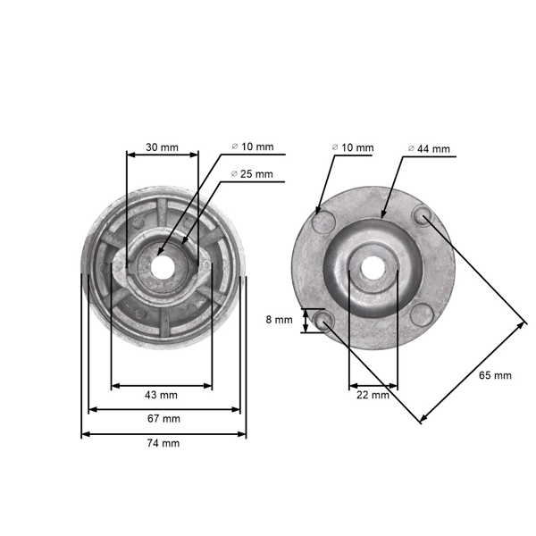 Držiak žacieho noža pre kosačky Husqvarna Partner (OEM 516842000)