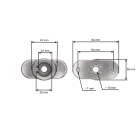 Držiak žacieho noža pre kosačky MTD Cub Cadet Wolf Troy-Bilt EFCO OLEO-MAC Oleomac (OEM 748-04096)