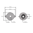 Držiak žacieho noža pre Marina Marazini Boss Sterwins MTD Yard Machines Bolens (OEM CP053274B25 CP053274 CP053274 CP053274 CP053274A CP053273A)