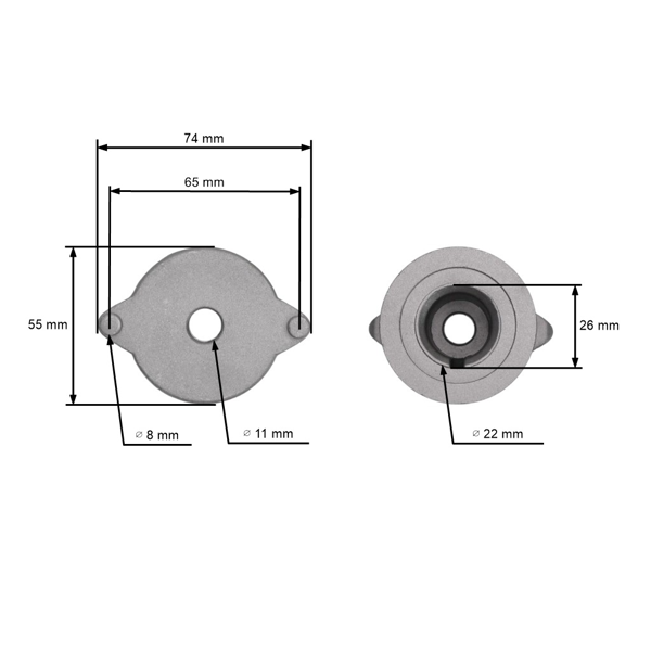 Držiak žacieho noža pre Marina Marazini Boss Sterwins MTD Yard Machines Bolens (OEM CP053274B25 CP053274 CP053274 CP053274 CP053274A CP053273A)