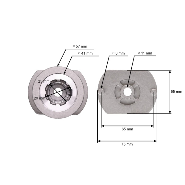 Držiak žacieho noža pre motorové kosačky Castel Garden Stiga (OEM 22465608/0)