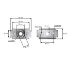 Držiak žacieho noža pre záhradné čínske kosačky a kosačky z hobbymarketov DAYE DYM 1578