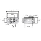 Držiak žacieho noža pre záhradné čínske kosačky a kosačky z hobbymarketov DAYE DYM