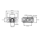 Držiak žacieho noža pre záhradné čínske kosačky a kosačky z hobbymarketov NAC (OEM WR65700 65704A WR65715)