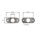 Držiak žacieho noža pre záhradné traktory MTD (OEM 748-0300 748-0300B)