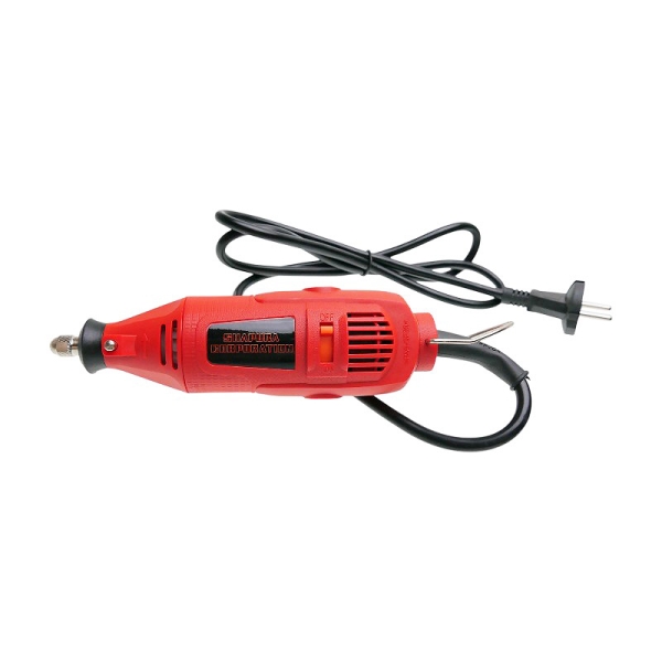 Elektrická ručná brúska na brúsenie reťazí a kosiacich nožov