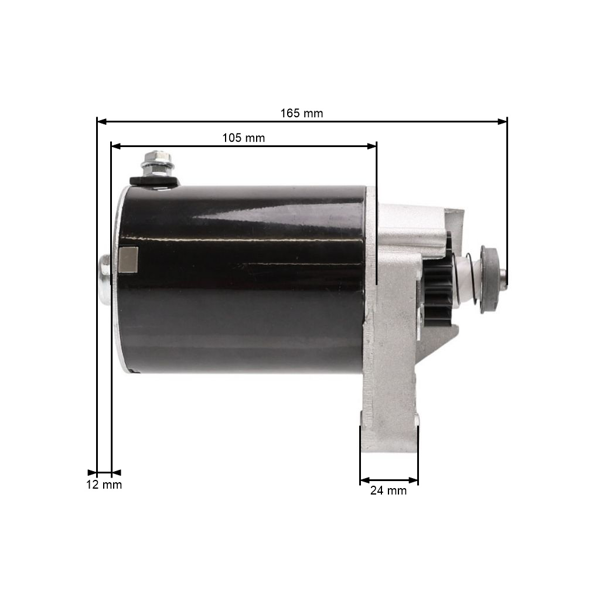 Elektrický štartér pre Briggs & Stratton Cub Cadet John Deere V Twin 14,0 PS 16,0 PS 18,0 PS (OEM 393017 394674 394808 497596 399928 495100)