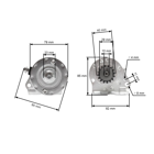 Elektrický štartér pre motory Briggs & Stratton John Deere Cub Cadet 1972-2002 7,0 PS - 18,0 PS (OEM 390838 391423 392749 394805 491766 497594)