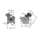 Elektrický štartér pre motory Zongshen XP680 GB680 (OEM 100009806)
