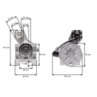 Elektrický štartér pre motory Zongshen XP680 od roku výroby 2023 (OEM 100148820-0001)