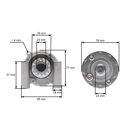 Elektrický štartér pre záhradné traktory Kohler C12-5 Cub Cadet Toro 264-6 264H 312-8 Kohler 12,5 PS (OEM 12-098-05 12-092-05 12-092-05)
