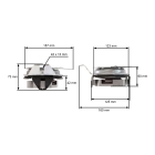 Elektromagnetická spojka pre záhradné traktory Alpina Castel Garden Stiga Mountfield (OEM 18399065/0 1136-0837-01 5915-12 5915-29 118399065/1 18399065/1)
