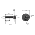 Elektromagnetická spojka pre záhradné traktory Alpina Castel Garden Stiga Mountfield (OEM 18399065/0 1136-0837-01 5915-12 5915-29 118399065/1 18399065/1)