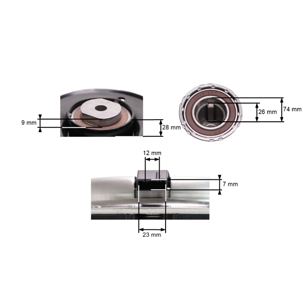 Elektromagnetická spojka pre záhradné traktory Husqvarna Jonsered Poulan Ariens Axxom Elektrolux John Deere MTD Viking (OEM 00574200)
