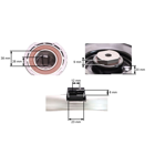 Elektromagnetická spojka pre záhradné traktory Husqvarna Jonsered Poulan Ariens Axxom Elektrolux John Deere MTD Viking (OEM 532160889 892595)