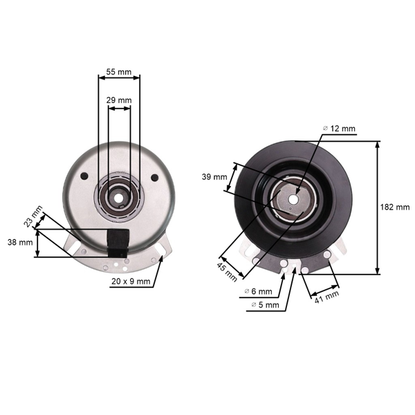 Elektromagnetická spojka pre záhradné traktory Husqvarna Jonsered Poulan Ariens Axxom Elektrolux John Deere MTD Viking (OEM 7-06290)