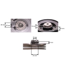 Elektromagnetická spojka pre záhradné traktory Husqvarna Jonsered Poulan AYP ROPER Castelgarden Etesia Honda Simplicity Stiga (OEM 532145028)