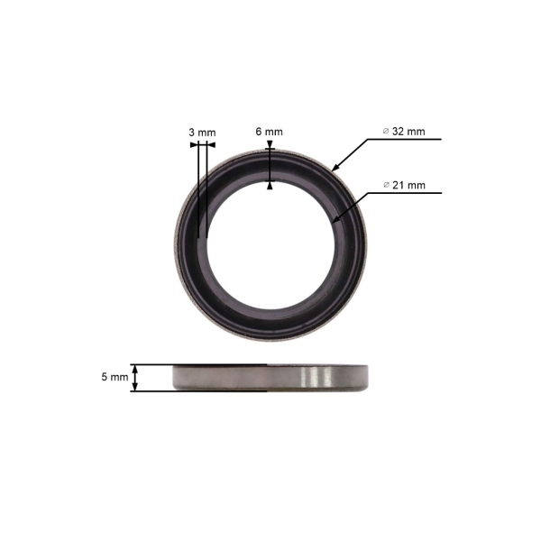 Gufero pre motory Briggs & Stratton Classic Sprint Quatro Quantum výkon 2,0 PS - 5,0 PS (OEM 27676 299819 89660)