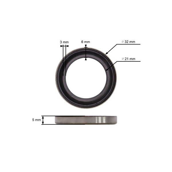 Gufero pre motory Briggs & Stratton Classic Sprint Quatro Quantum výkon 2,0 PS - 5,0 PS (OEM 27676 299819 89660)