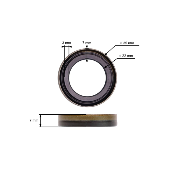 Gufero pre motory Briggs & Stratton Sprint Classic Quantum 3,0 PS - 4,0 PS (OEM 391483 291841 391483S)