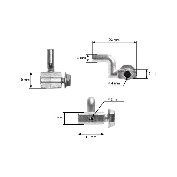 Hliníková univerzálna koncovka kábla