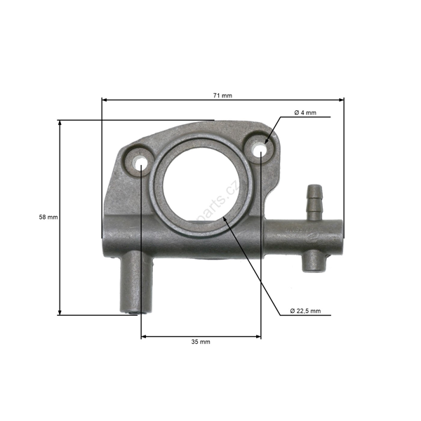 HS Parts olejové čerpadlo pre motorové píly Oleo Mac 940C 941CX 947 952 (50170051AR)