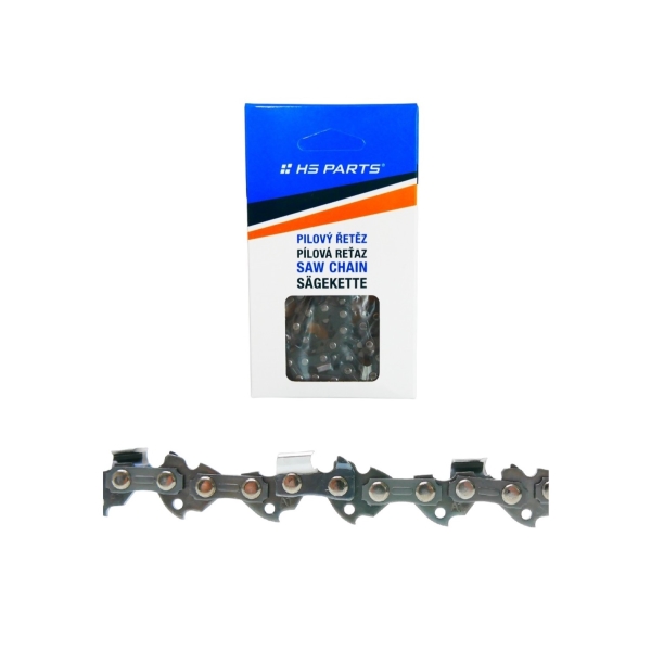 HS PARTS pílová reťaz 3/8" .050" (1,3 mm) 55 článkov skosený zub pre Stihl 009 020 MS170 MS171 MS180 MS181 MS190T MS191T MS192T MS193 MS201 MS211 MS250 MS251