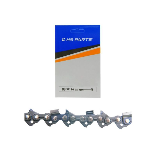 HS PARTS pílová reťaz 3/8" .050" (1,3 mm) 60 článkov hranatý zub pre Husqvarna 246 254 262 345 357 455 460 555 560 Jonsered 2054 CS2260 Dolmar 111 112 115 PS540 Solo 613 614 650 Oleomac 162 956 962