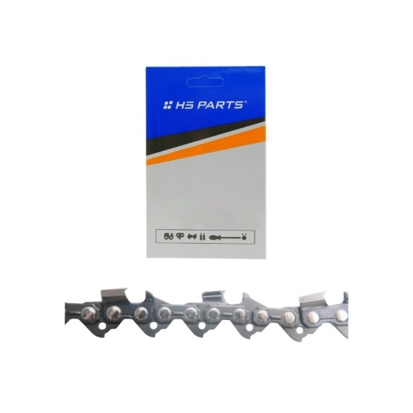 HS PARTS pílová reťaz 3/8" .050" (1,3 mm) 72 článkov hranatý zub pre Husqvarna 246 254 262 345 357 455 460 555 560 Jonsered 2054 CS2260 Dolmar 111 112 115 PS540 Solo 613 614 650 Oleomac 162 956 962
