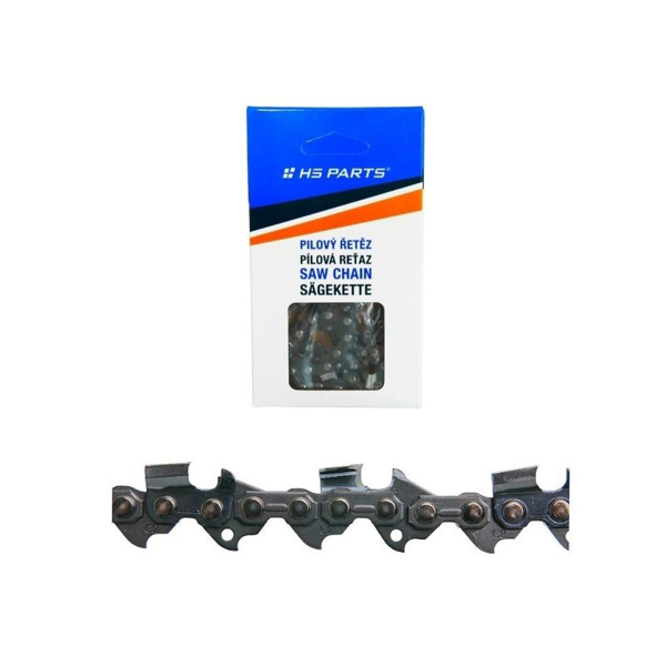 HS PARTS pílová reťaz 3/8" .058" (1,5 mm) 91 článkov hranatý zub pre Husqvarna 66 162 181 266 268 362 365 372XP 380 385 390XP 394XPG 55 576XP