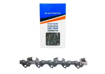 HS PARTS Pílová reťaz s karbidovým hrotom 3/8" .043" (1,1 mm) 44 článkov so štvorcovým zubom pre Stihl 017 018 019T MSE140 MS170 MS171 MS180 MS181 MS190 MS191T MS192 HT70 HT75 HT100 HT101