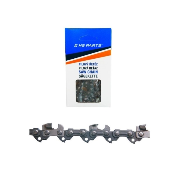 HS PARTS Pílová reťaz s karbidovým hrotom 3/8" .043" (1,1 mm) 44 článkov so štvorcovým zubom pre Stihl 017 018 019T MSE140 MS170 MS171 MS180 MS181 MS190 MS191T MS192 HT70 HT75 HT100 HT101