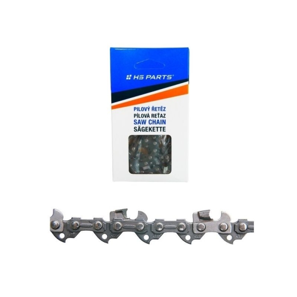 HS PARTS Pilová reťaz s karbidovým hrotom 3/8" .050" (1,3 mm) 55 článkov so štvorcovým zubom pre Stihl 009 018 021 E14 E140 MS170 MS180 MS181 MS190 MS201 MS210 MS230 MS231 MS241 MS250 MS251