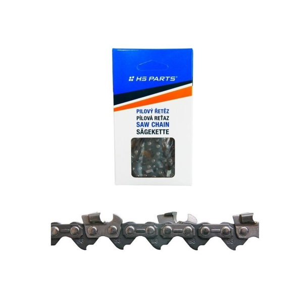 HS PARTS Pilová reťaz s karbidovým hrotom .325" .063" (1,6 mm) 74 článkov so štvorcovým zubom pre Stihl 024 026 029 031 032 036 039 MS240 MS260 MS261 MS270 MS280 MS310 MS290 MS390
