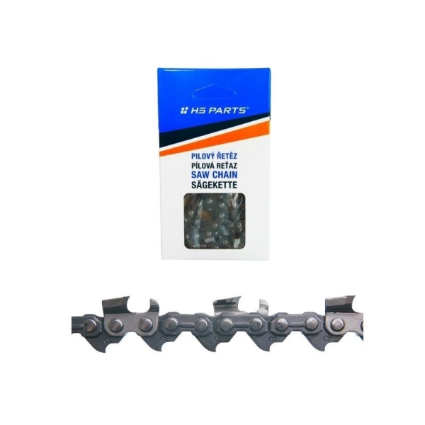 HS PARTS Pílová reťaz s karbidovými hrotmi 3/8" .058" (1,5 mm) 56 článkov štvorcový zub pre Husqvarna 66 162 181 266 268 362 365 372XP 380 385 390XP 394XPG 555 560XP 562 570 572 575XP 576XP