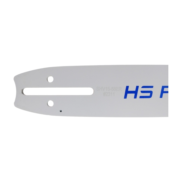 HS PARTS profesionálna vodiaca lišta 15" (38 cm) 3/8" .058" (1,5 mm) 56 článkov pre Husqvarna 61 66 266 268 272 365 372XP 281 298 380 385 585 Solo 665 670 681 Jonsered 2077 2171 Dolmar PS6400 PS7900 Shindaiwa 285 300 550 Echo CS3500