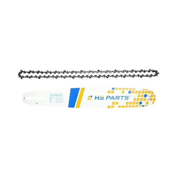 HS PARTS profesionálna vodiaca lišta 16" (40 cm) .325" .058" (1,5 mm) + pílová reťaz 66 článkov hranatý zub pre Jonsered 2045 2137 2138 CS2138 CS2141 Makita DCS4300 DCS4301 Shindaiwa 377 446S 488 490 Echo CS3600 CS680 CS8002