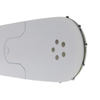 HS PARTS profesionálna vodiaca lišta 17" (43 cm) 3/8" .058" (1,5 mm) 64 článkov pre Husqvarna 61 66 266 268 272 365 372XP 281 298 380 385 585 Solo 665 670 681 Jonsered 2077 2171 Dolmar PS6400 PS7900 Shindaiwa 285 300 550 Echo CS3500