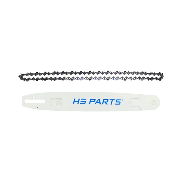 HS PARTS profesionálna vodiaca lišta 18" (45 cm) 3/8" .063" (1,6 mm) + pílová reťaz 66 článkov hranatý zub pre Stihl 030 036 042 045 MS290 MS390 MS360 MS361 MS362 MS380 MS440 MS441 MS460 MS461 MS462 MS500i MS660 MS661