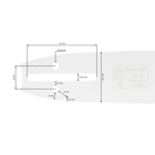 HS PARTS profesionálna vodiaca lišta 22" (55 cm) 3/8" .063" (1,6 mm) 76 článkov pre Stihl 034 036 039 041 042 044 046 056 066 MS290 MS390 MS340 MS360 MS361 MS362 MS380 MS381 MS440 MS460 MS441 MS640 MS650 MS660 MS500i